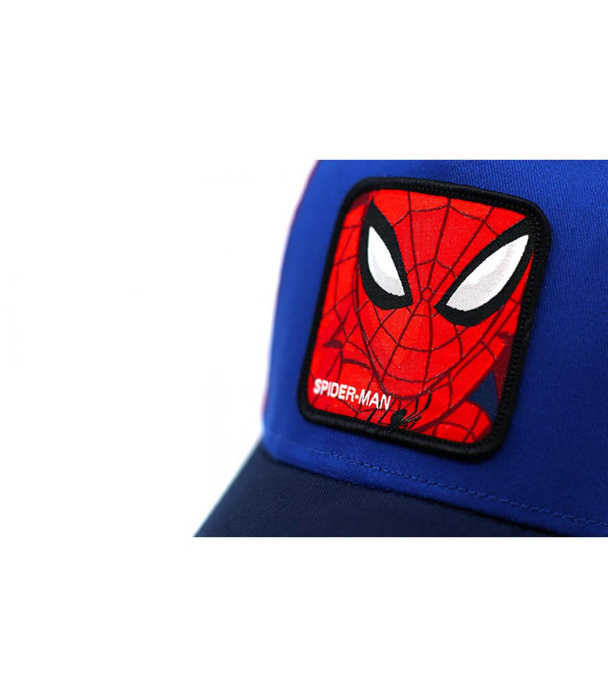 red blue Superman trucker red blue Superman trucker